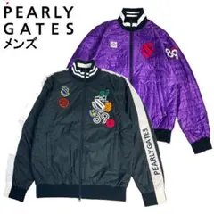 パーリーゲイツ 2WAYリバーシブル中綿ジャケット PERTEX ブラック 5