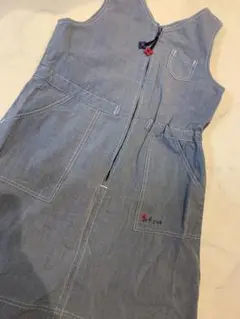 familiar デニムオーバーオール 120