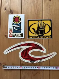 新品未使用 RIPCURLサーフステッカーセット リップカールSEARCH他