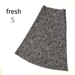 FRESH 【フレッシュ】ヒョウ柄ロングスカート動物レオパード柄