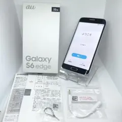 Galaxy S6 edge au SCV31 Black ブラック 16