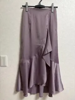 GRL アシンメトリーロングスカート
