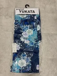 新品　浴衣　ネイビー系