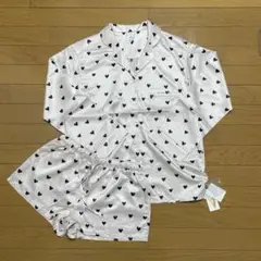 gelato piqué サテンハートパジャマ セットアップ