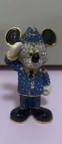 ディズニー アリバスブラザーズ スワロフスキー ミッキー 希少 置物