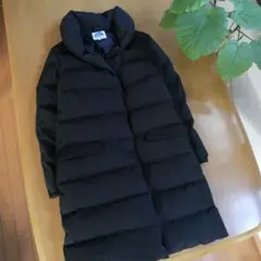 美品 ケープハイツ ダウンコート ロング ショールカラー 黒 Mサイズ