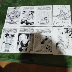 ドラゴンボールZ　ゲームボーイソフト　悟空飛翔伝　鳥山明　扉絵コレクション