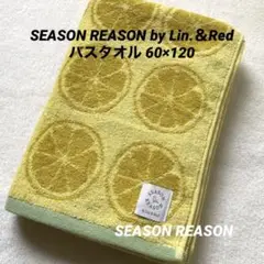 バスタオル SEASONREASON シーズンリーズン オレンジ 60×120③