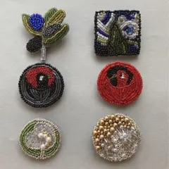 ビーズ刺繍ブローチ ★ Keim様専用ページ★