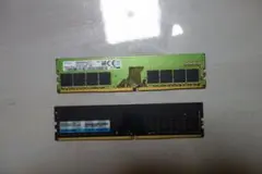 Samsung & CFD DDR4メモリ 32GBセット