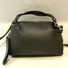 【美品】GIANNI CHIARINI アリファ　ショルダーバッグ　グリーン