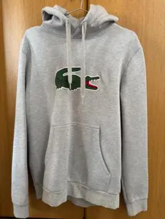 LACOSTE / ワニロゴステッチダブルフェイススウェットパーカ M