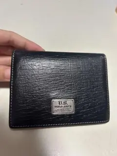 U.S. POLO ASSN. 黒 二つ折り財布　カードケース