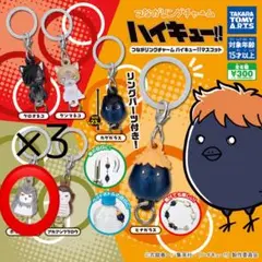 ハイキュー!! つながリングチャーム　木兎光太郎（ボクトフクロウ）×3