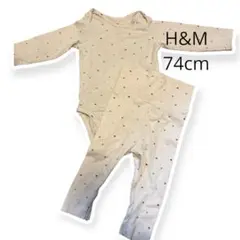 H&M 長袖ロンパース レギンス　74cm セット