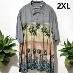 Batik Bay アロハシャツ トロピカル グラデーション ヴィンテージ2XL