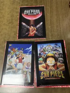 ONE PIECE映画オールフィルムコレクション ミニクリアファイル3枚セット