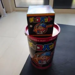 チョコバット缶 ティッシュ