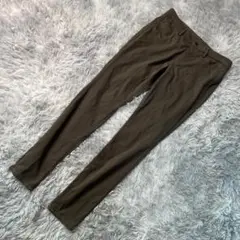 UNIQLO ユニクロ スリムフィットパンツメンズXL カーキ系 ストレッチ入