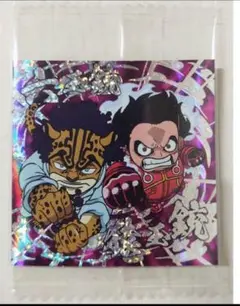 【ルフィ&ロブ・ルッチ】ワンピース ウエハース 航海の軌跡　シークレット