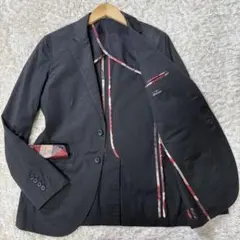 ☆PS Paul Smith☆テーラードジャケット　マルチカラー　ブラック　2B