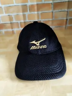Mizuno メッシュキャップ 黒 58-60cm