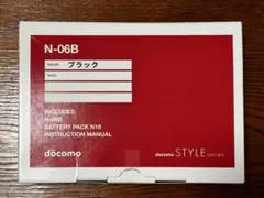 docomo N-06B ブラック 本体