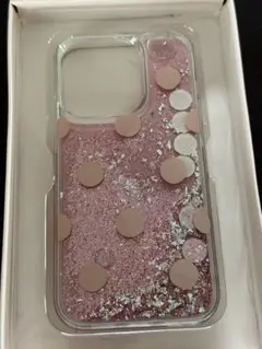 KateSpade スマホケース　コンフェッティ ドット