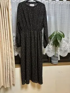 SNIDEL フラワープリントロングワンピース Fサイズ