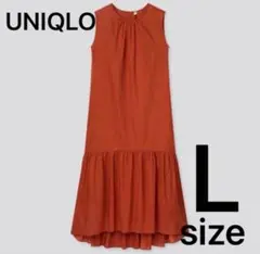 UNIQLO ティアードコットンワンピース　24時間以内匿名配送