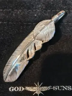 ゴッドサンズ　シルバー950 プレーンフェザー　Mサイズ ゴッドサンズ シルバー950 プレーンフェザー Mサイズ - メルカリ