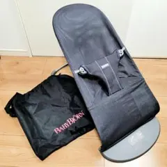 【美品】ベビージョルン バウンサー エアーメッシュ●グレー●カバー付き
