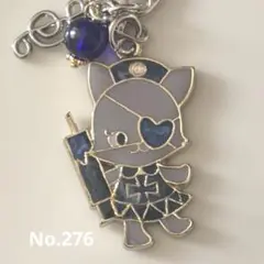 276 ゴシックナースキャット　ハンドメイドキーホルダー