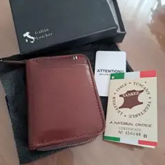 未使用イタリアンレザー　コインケース