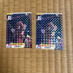 LINDA プロレスカード2枚セット
