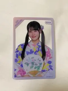 伊藤理々杏　乃木坂46 購入特典　C賞　個別クリアカード　8月ver