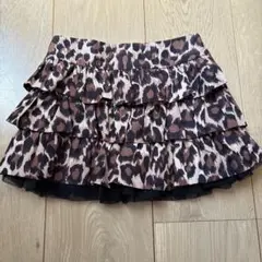 babyGap レオパードフリルスカート 90cm