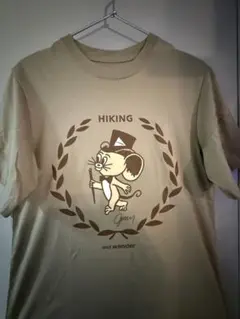 アンドワンダー　and wander Tシャツ ベージュ ジェリーマルケス