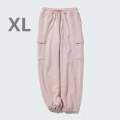 【最終値下げ】ユニクロ スウェットカーゴパンツ ピンク XL