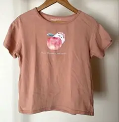 エニィファム　アニマルプリント　オレンジ　Tシャツ　140cm