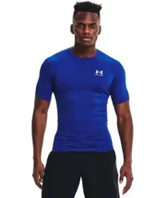 Under Armour 青 半袖 アンダーシャツ M