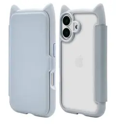 ラスタバナナiPhone16 ケース カバー 手帳型 フタ付き 猫耳 mimi