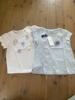 新品2枚セットany FAM 花柄Tシャツ 120cm 訳あり