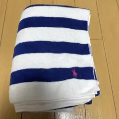 RALPH LAUREN ラルフローレン ストライプ　ハーフ　タオルケット