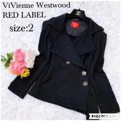 ViVienne Westwood ショートコート ショート丈 オーブロゴ 黒