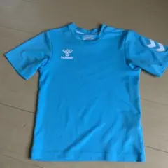 hummel 水色 半袖 Tシャツ