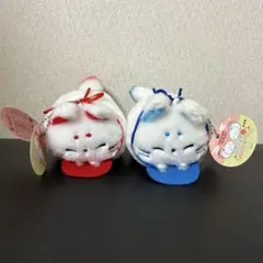 ふんわり　ころころきつね　しっぽぶんぶん　マスコット　全2種セット