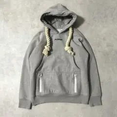 美品✨木梨サイクル ビッグロープパーカー プルオーバー グレー L 男女兼用