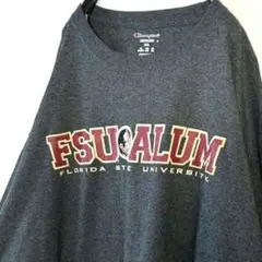 チャンピオン FSUALUM フロリダ ステート 大学 2XL グレー 古着