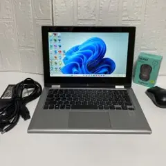 Windows11 オフィス2024年　タッチパネル360度　DELLノートPC